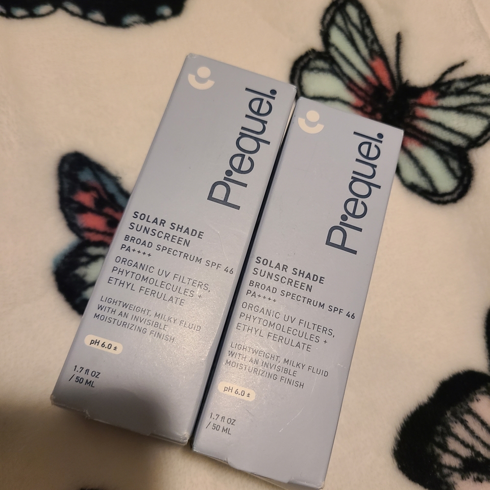 2x Prequel Solar Shade Sunscreen with Broad Spectrum - 1.7 fl oz  Exp 4/26